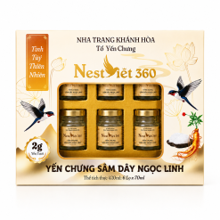 Hộp Quà Yến Sâm Dây Ngọc Linh 2g | Nest Việt 360