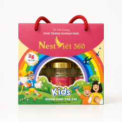 Yến Sào Kids Hồng 2g Xách 6 Hũ Cho Bé | Nest Việt 360