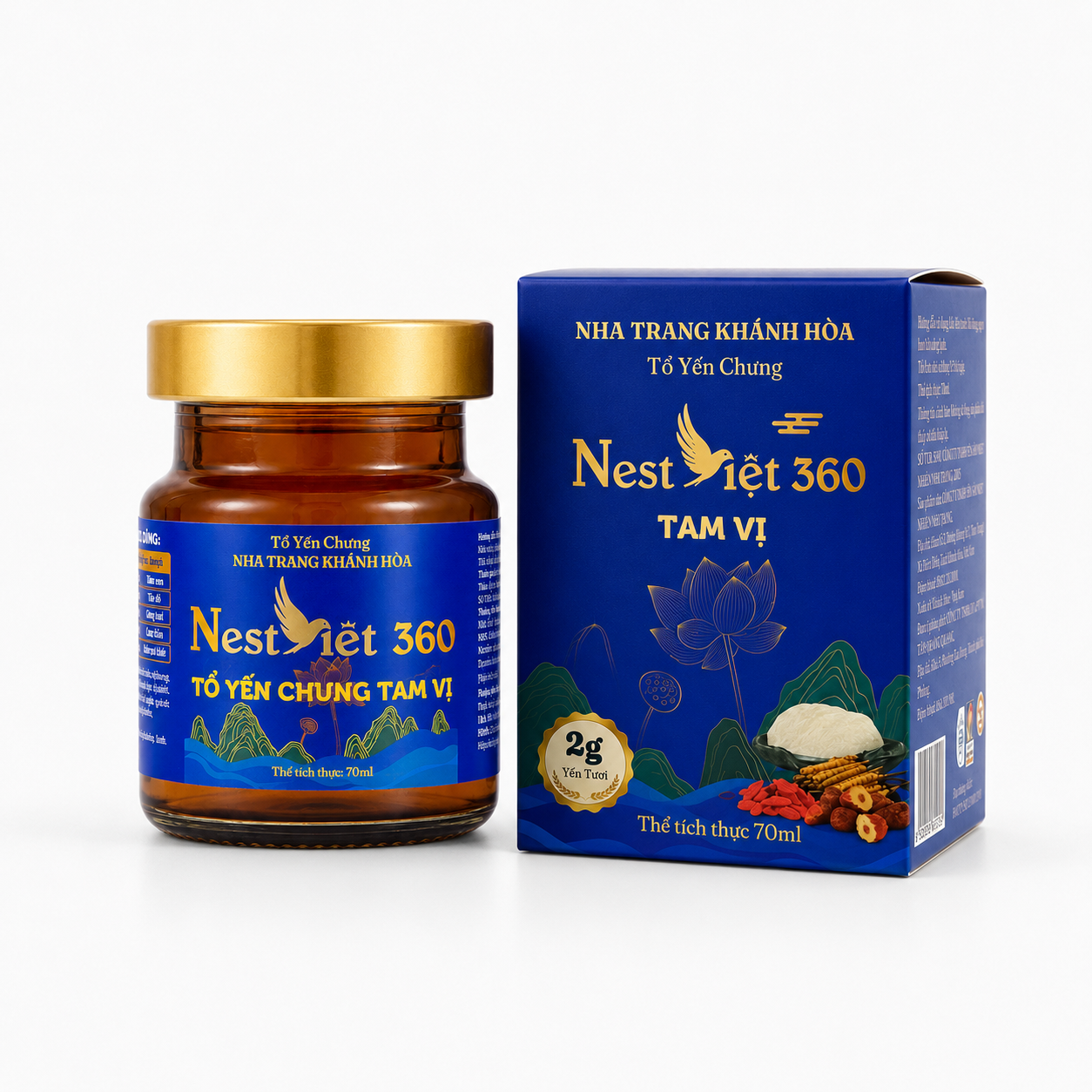 Yến Sào Tam Vị 2g Hũ Lẻ 70ml | Nest Việt 360 - Ảnh 3