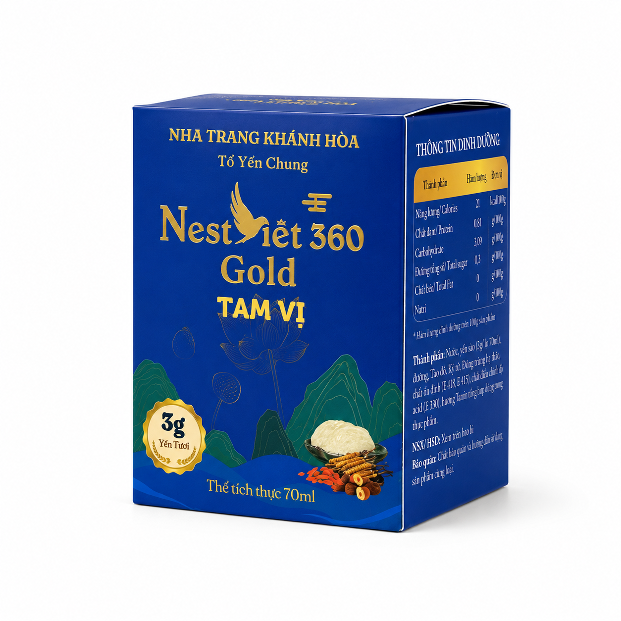 Yến Sào Tam Vị 3g Hũ Lẻ 70ml | Nest Việt 360 - Ảnh 4