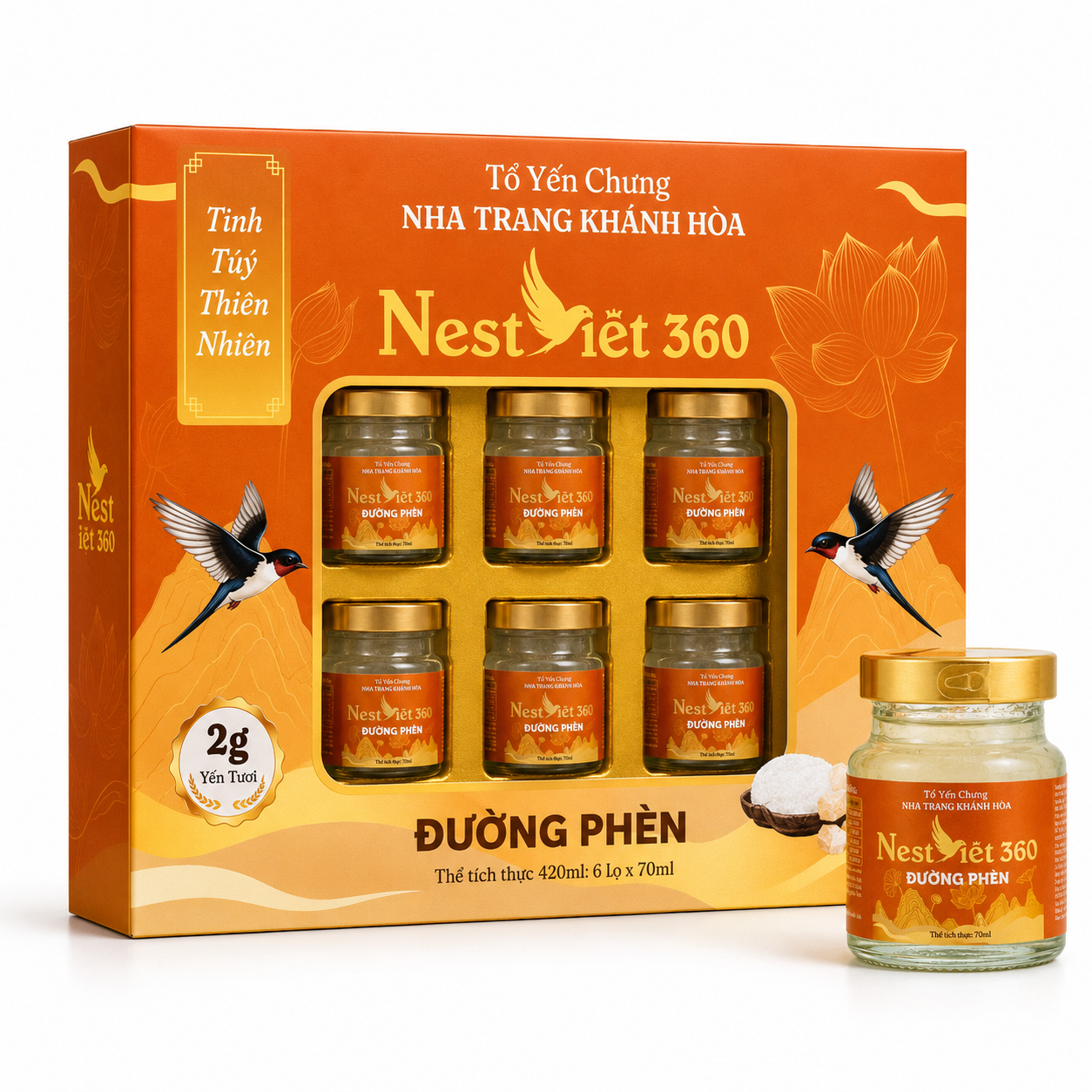 Hộp Quà Yến Đường Phèn 2g | Nest Việt 360 - Ảnh 7