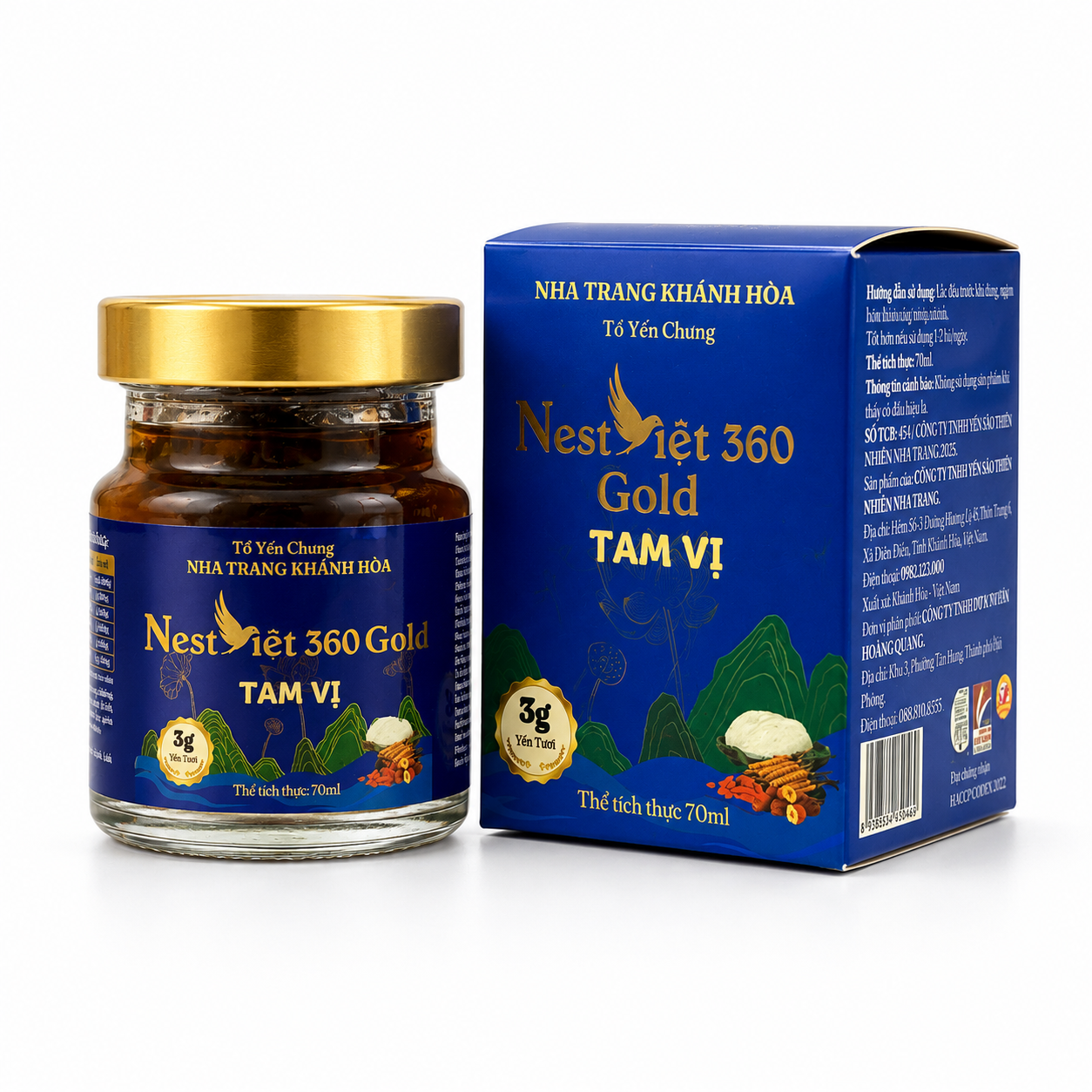 Yến Sào Tam Vị 3g Hũ Lẻ 70ml | Nest Việt 360 - Ảnh 2