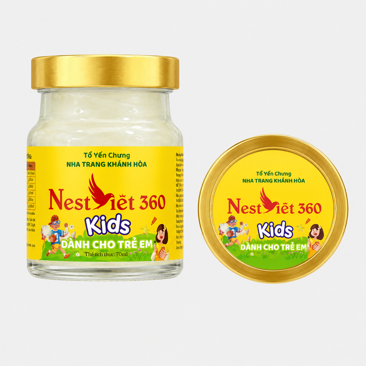 Yến Sào Kids Vàng 2g Xách 6 Hũ Cho Bé | Nest Việt 360 - Ảnh 4