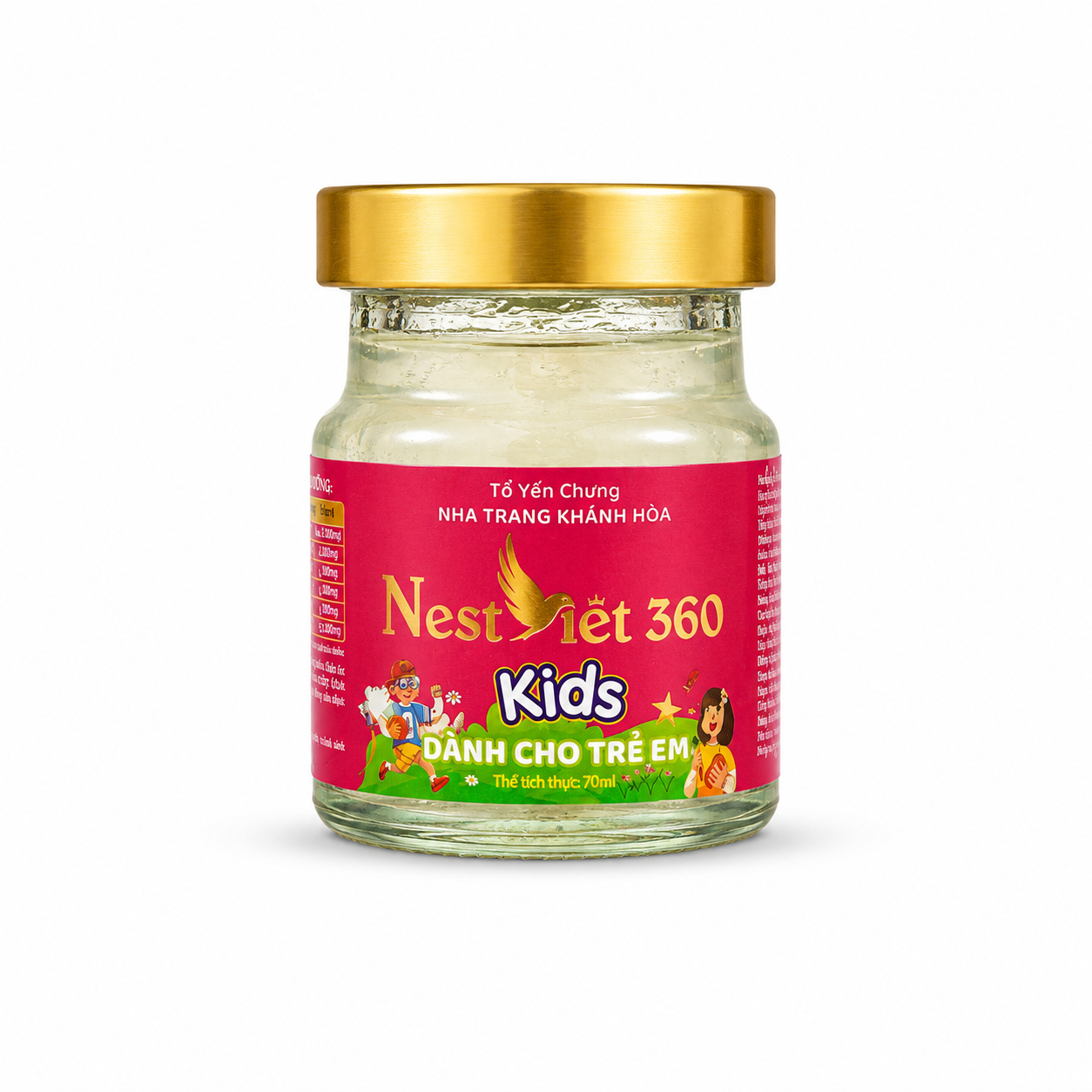 Yến Sào Kids Hồng 2g Hũ 70ml Cho Bé | Nest Việt 360