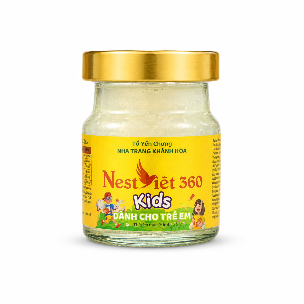 Yến Sào Kids Vàng 2g Hũ 70ml Cho Bé | Nest Việt 360