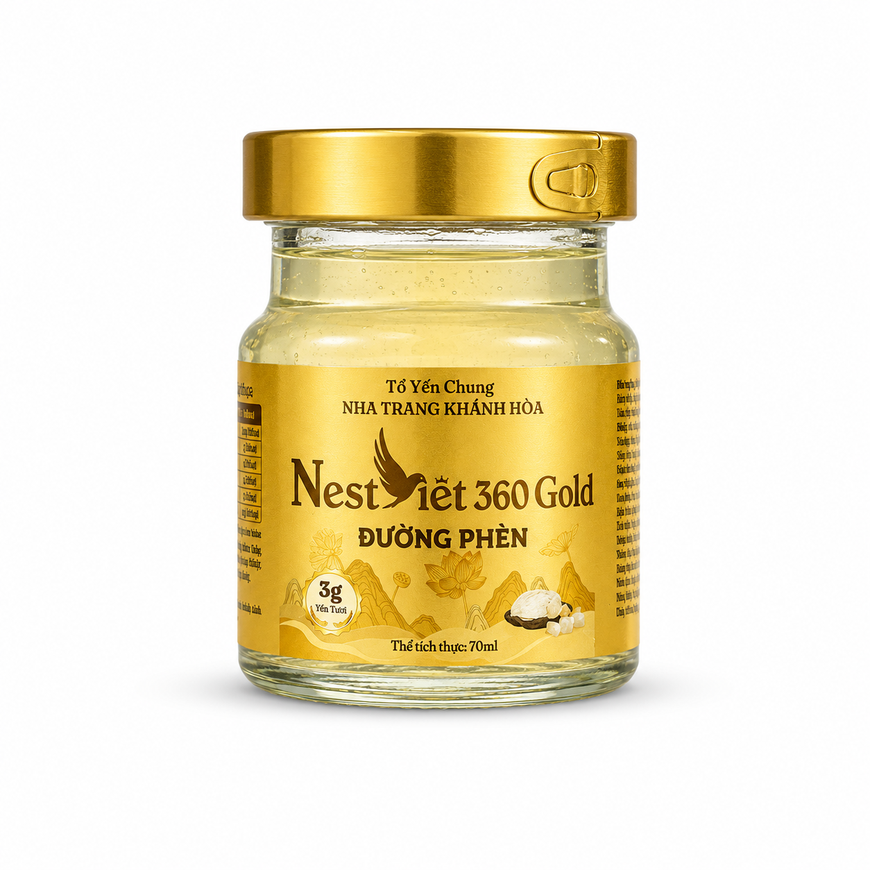 Yến Sào Đường Phèn 3g Hũ 70ml | Nest Việt 360